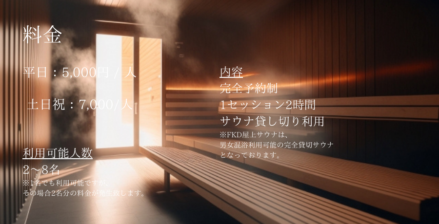 【エイプリルフール】福田屋全店で、屋上サウナがオープン決定!?