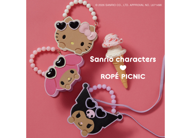 サンリオキャラクターズ×ROPÉ PICNIC コラボレーションアイテムが登場！