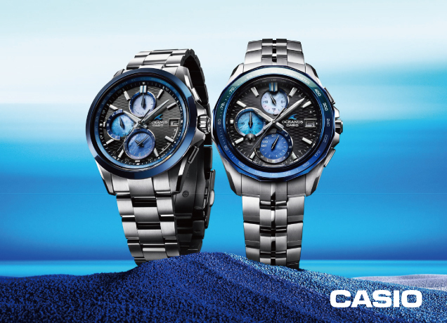 〈CASIO〉OCEANUS ’’INDIGO OCEAN’’フェア