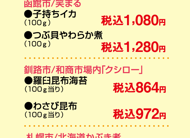 春の大北海道物産展