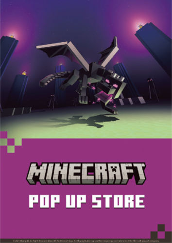 MINECRAFT POP UP STORE