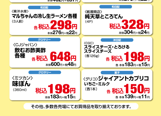 鹿沼店 月曜福の市&福曜日
