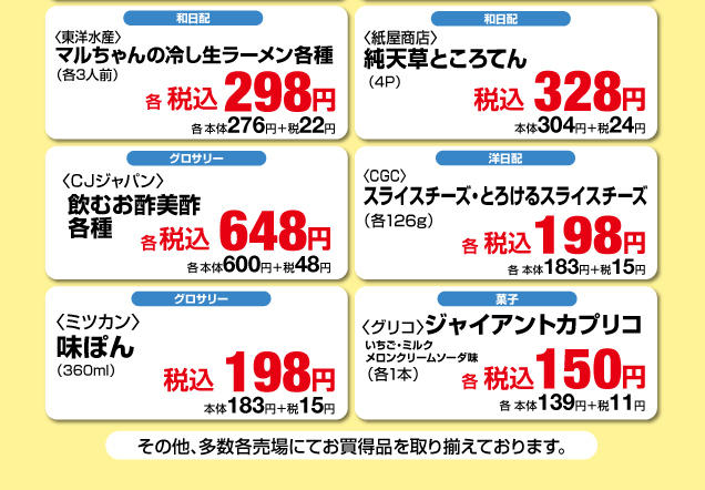 鹿沼店 月曜福の市&福曜日