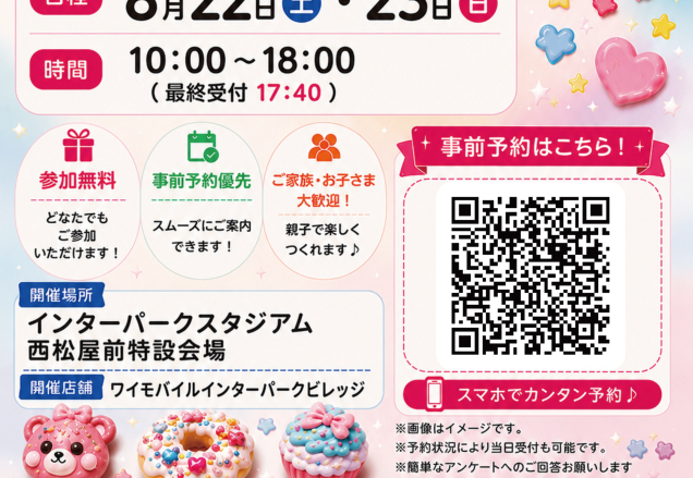 スクイーズデコレーションワークショップ