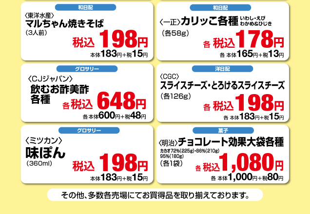 鹿沼店 月曜福の市&福曜日