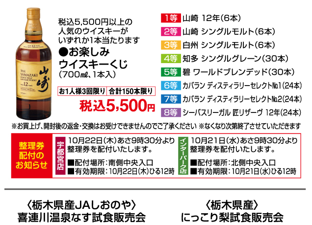 秋から冬の特別ご招待会　食料品お楽しみ企画&イベント